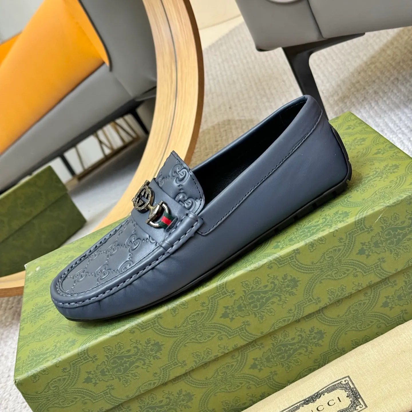 Men's shoes 💰420 (Yangli) Gucci* - the top version of Gucci classic beanie shoes! It is made of imported original cowhide and has a comfortable first layer of sheepskin lining! Original wear-resistant rubber outsole! High quality products! Size 38-46, with shoe dial, cloth bag, card